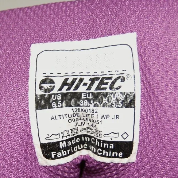 NWOB, HI-TECH I SHIELD, UNISEX Steel Toe Boots, US 6.5Men/US 8Women (EU 38.5) - Picture 10 of 15